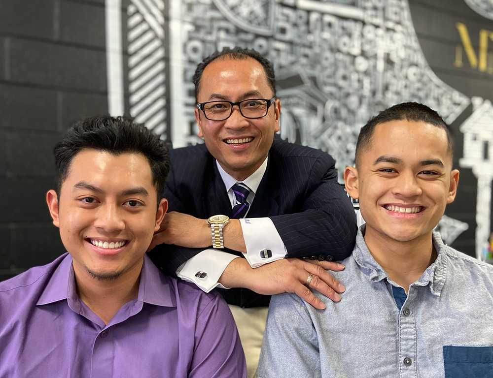 Mony For Mayor 2020 - Meet Mony - Mony and his 2 sons, Andrew and Ryan - Livermore CA